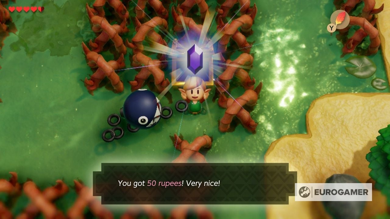 Zelda Link's Awakening Rescuing BowWow from Tal Tal Heights and